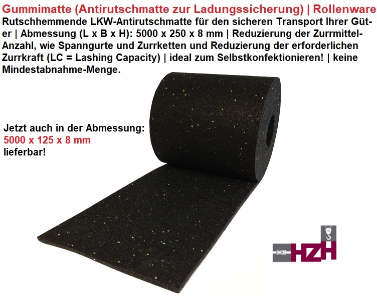 Antirutschmatte Ladungssicherung 3000x1250x6 mm Made in Germany in Saarland  - Völklingen, Nutzfahrzeugteile & Zubehör